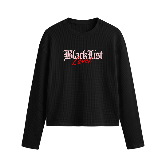 Blacklist Level up Waffle T-shirt Black