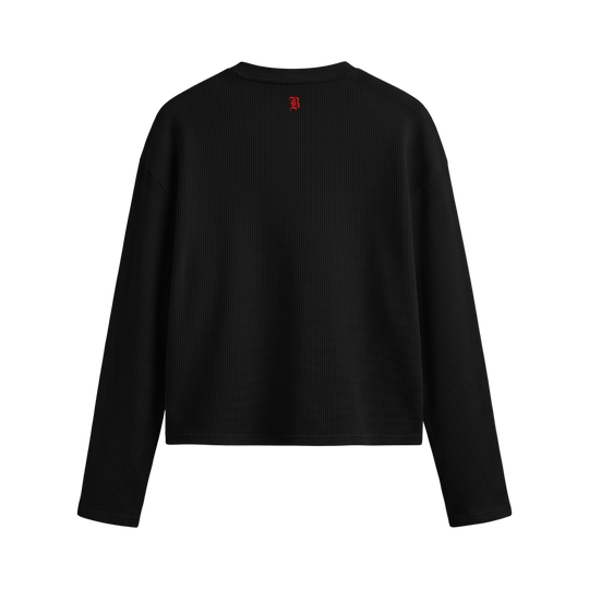 Blacklist Level up Waffle T-shirt Black
