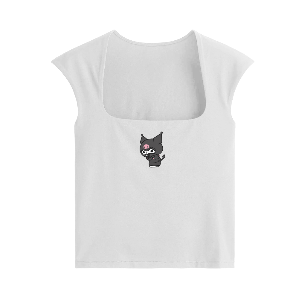 Blacklist Little Devil Baby Tee White