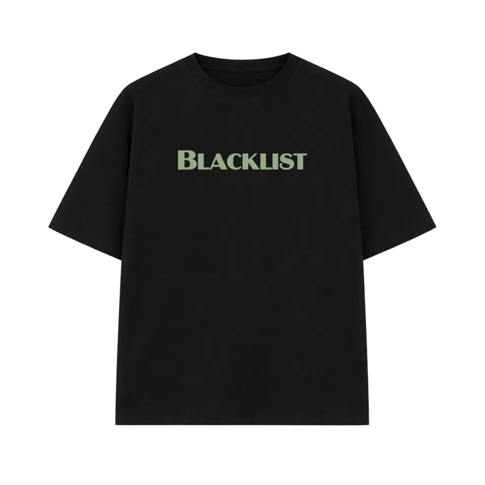 Blacklist Lord Watch Over Me Oversized T-Shirt Black