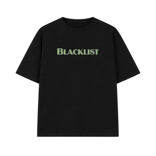 Blacklist Lord Watch Over Me Oversized T-Shirt Black