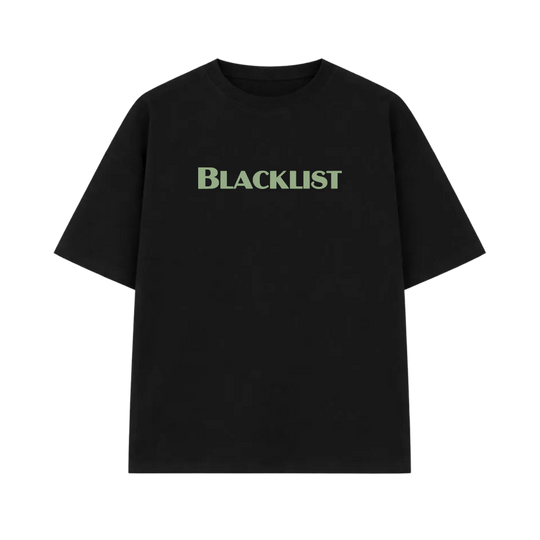 Blacklist Lord Watch Over Me Oversized T-Shirt Black