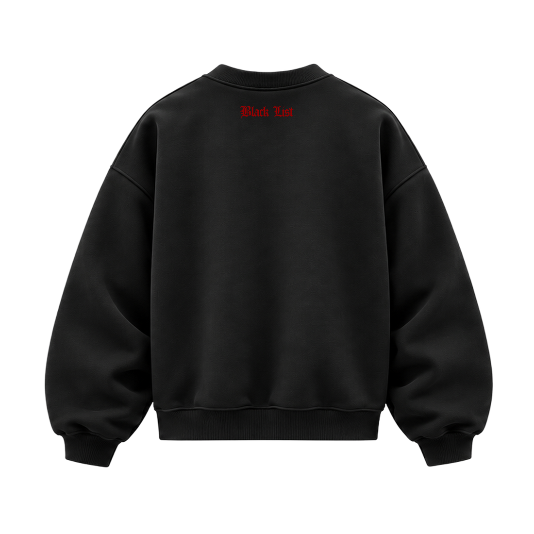 Blacklist Love Riot Crew Sweatshirt Black
