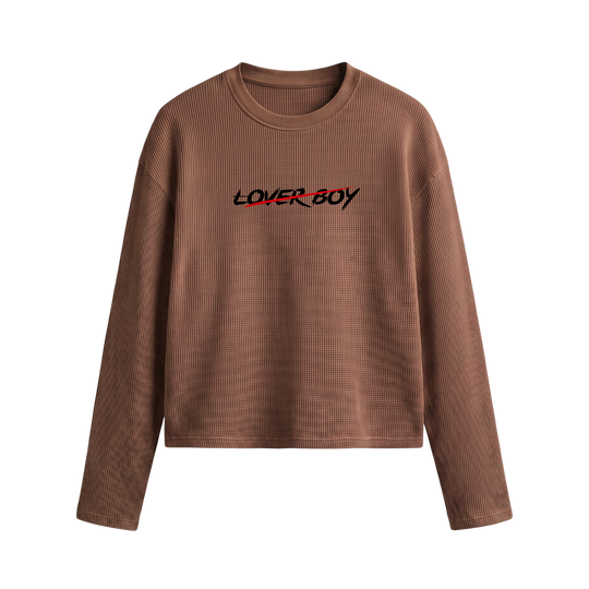 Blacklist Lover Boy  Waffle T-shirt Brown