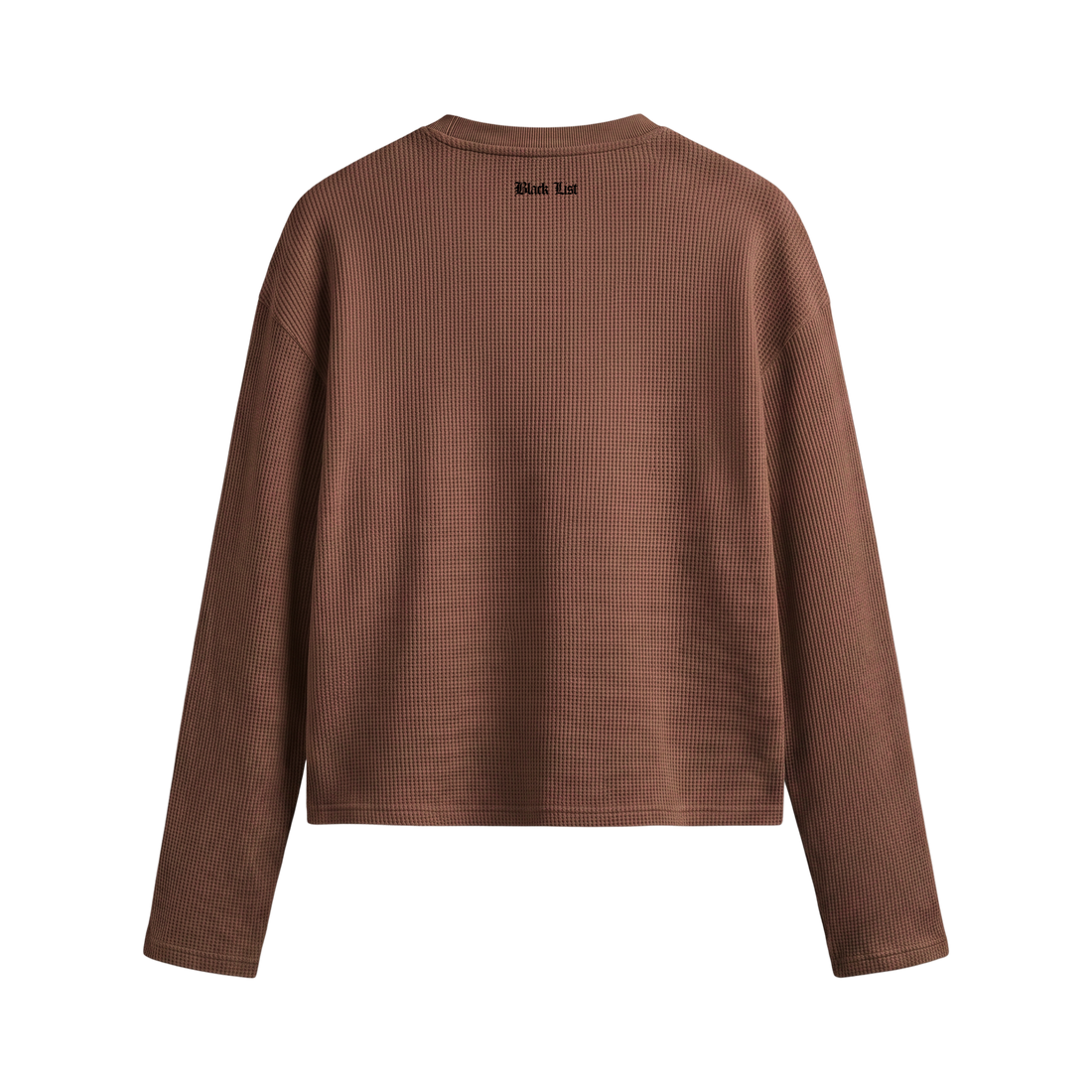 Blacklist Lover Boy  Waffle T-shirt Brown