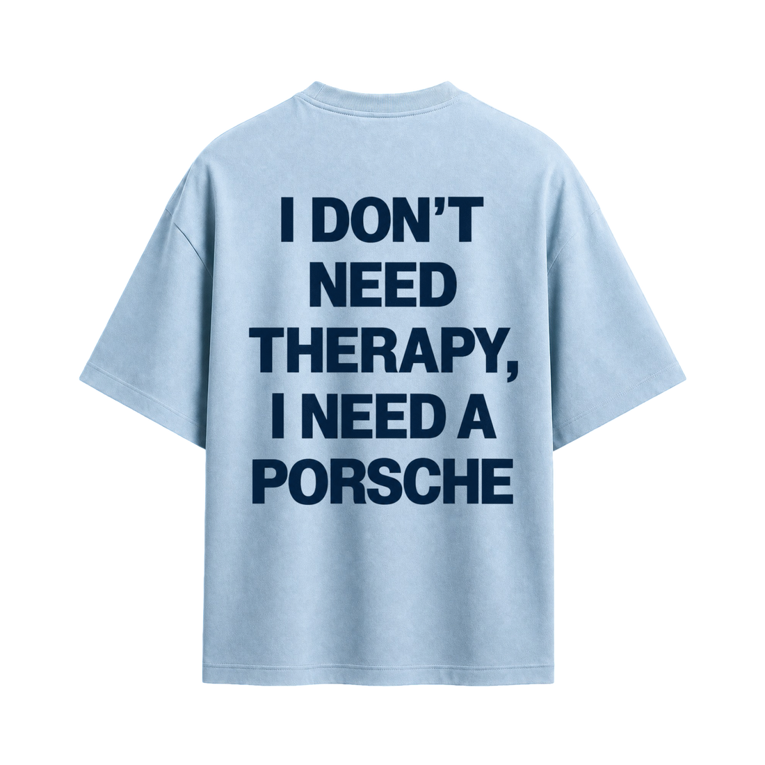 Blacklist Need a Porsche Ice-Blue T-shirt