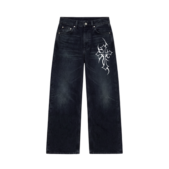 Blacklist Night Sigil Cross Denim