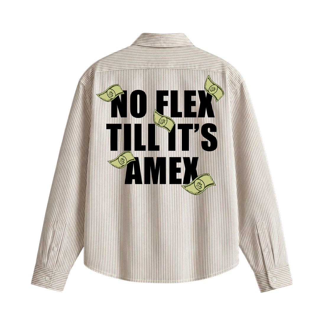 Blacklist No Flex Beige Stripe Shirt
