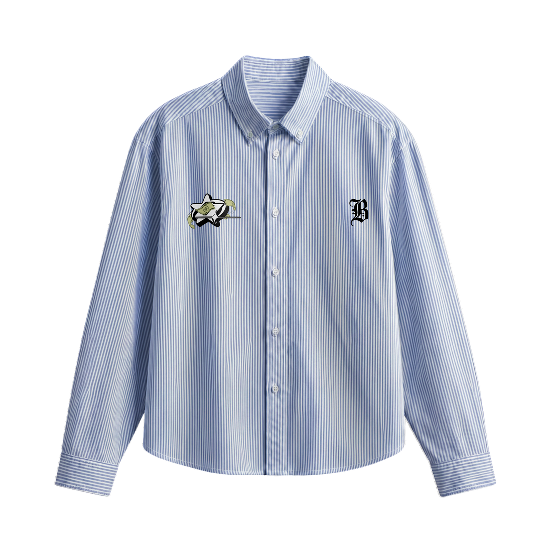 Blacklist No Flex Blue Stripe Shirt