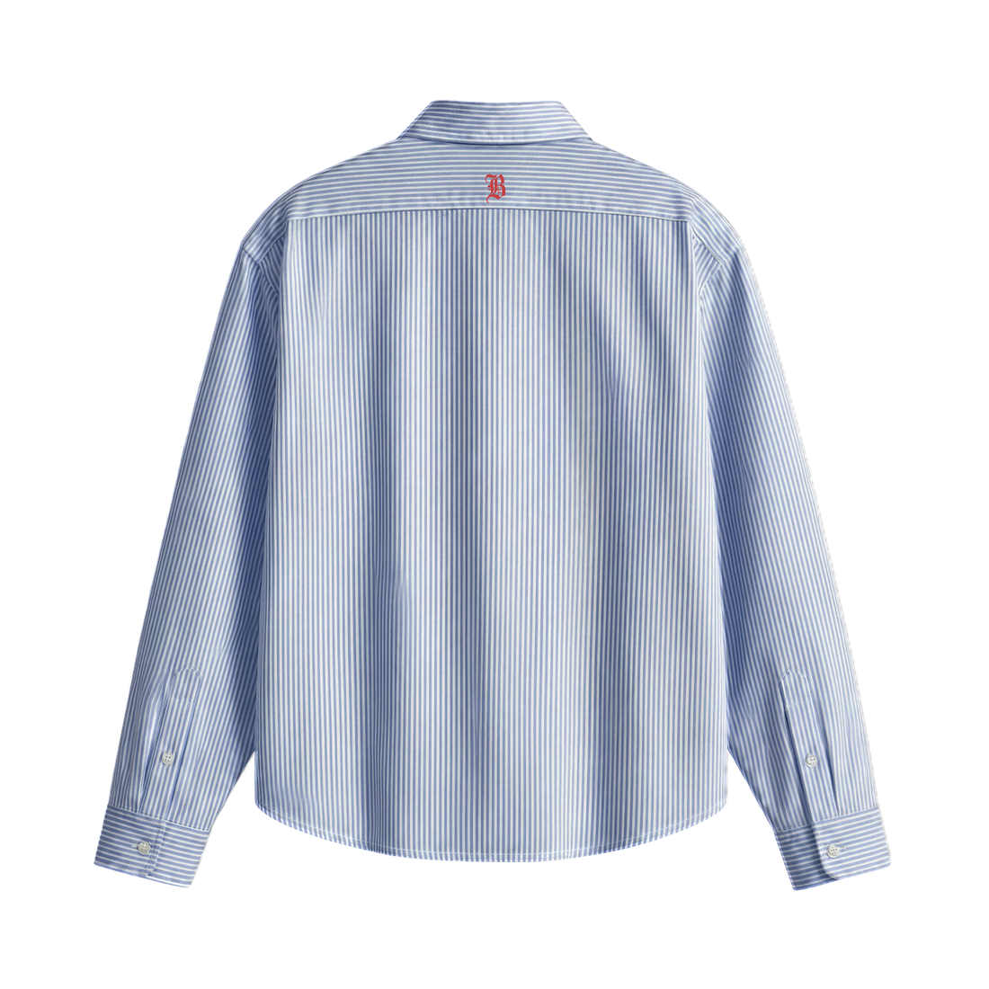 Blacklist Party Graphic Blue Stripe Shirt