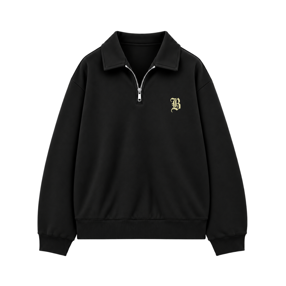 Blacklist Phantom Society Quarter Zip Sweatshirt Black