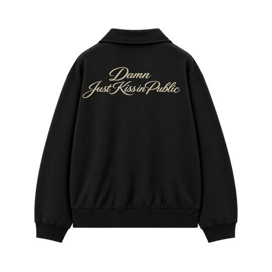 Blacklist Phantom Society Quarter Zip Sweatshirt Black
