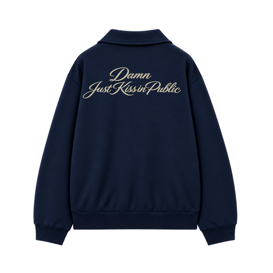 Blacklist Phantom Society Quarter Zip Sweatshirt Nevy
