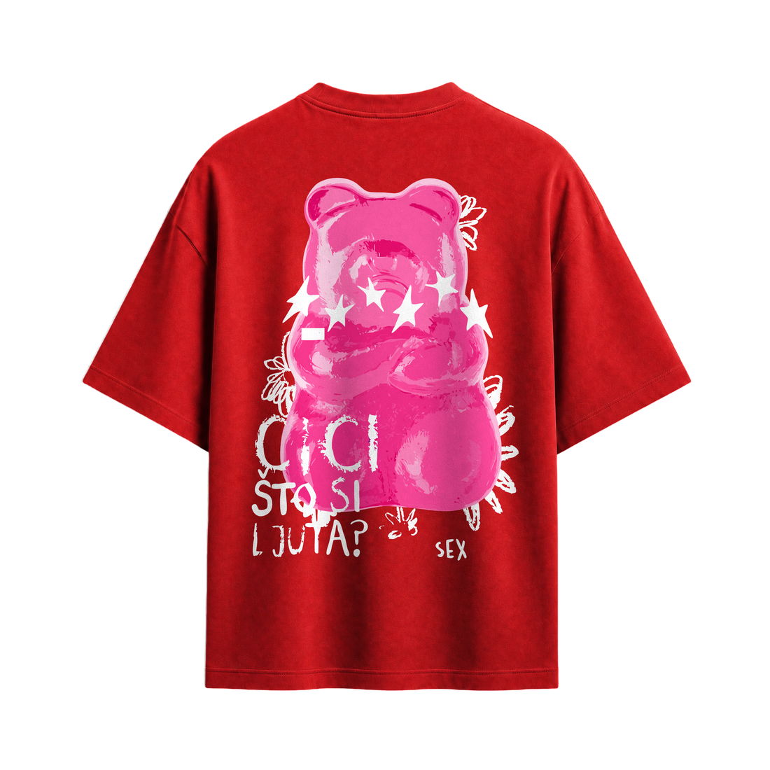 Blacklist Pink Panic Red T-shirt