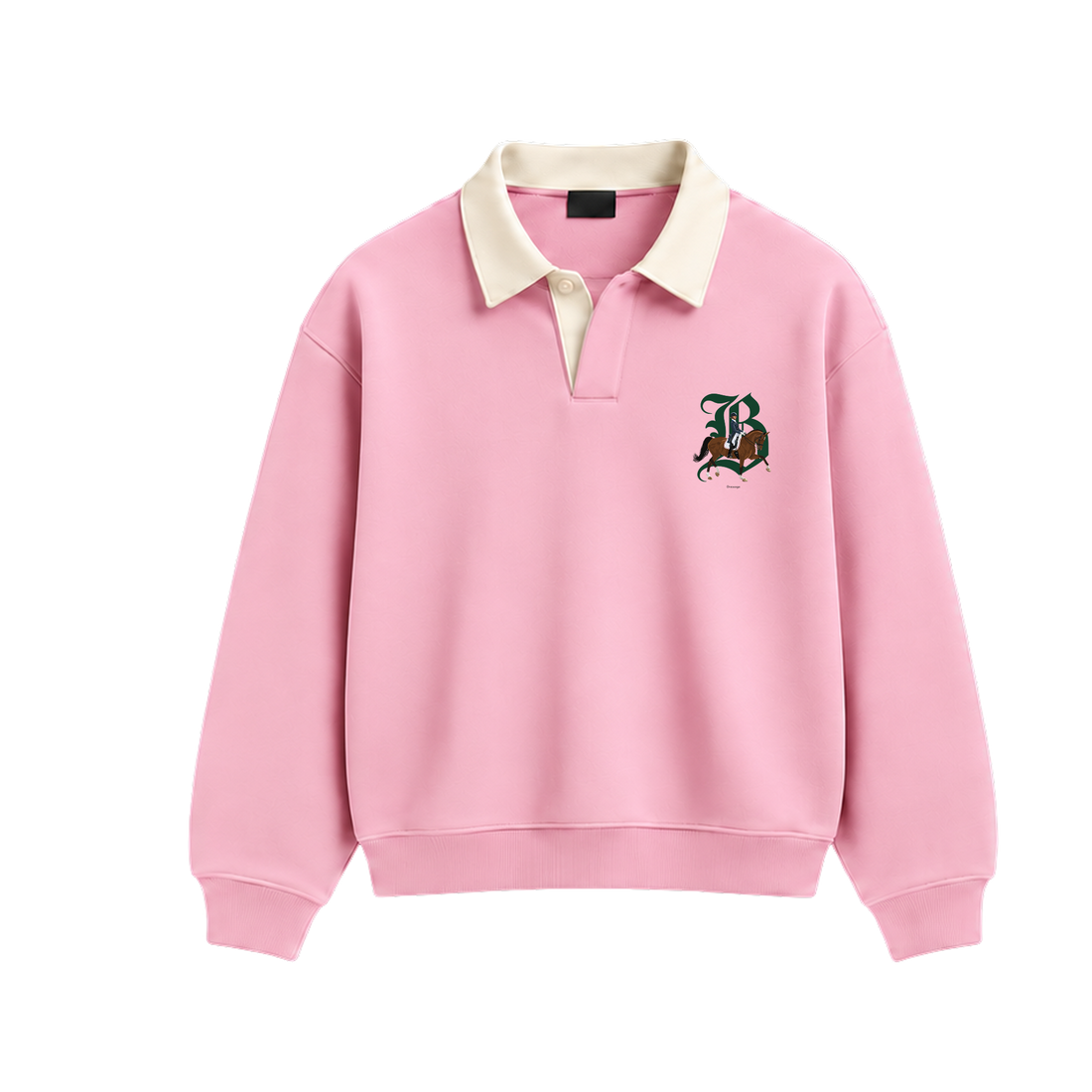 Blacklist Polo Abstract Luxury Sweatshirt Pink