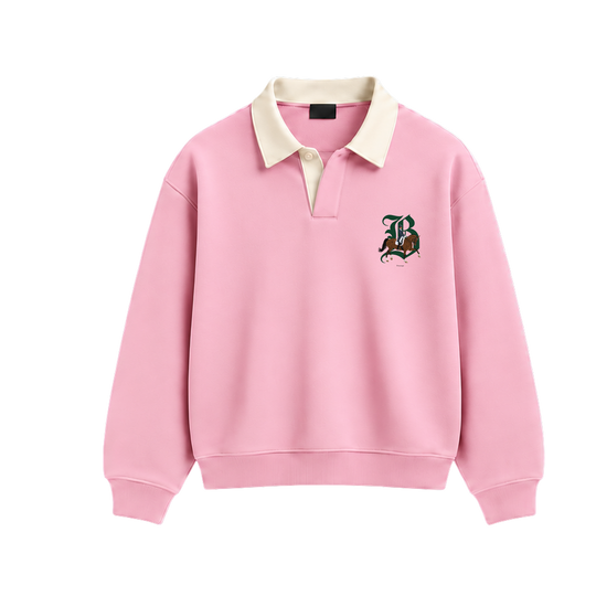 Blacklist Polo Abstract Luxury Sweatshirt Pink