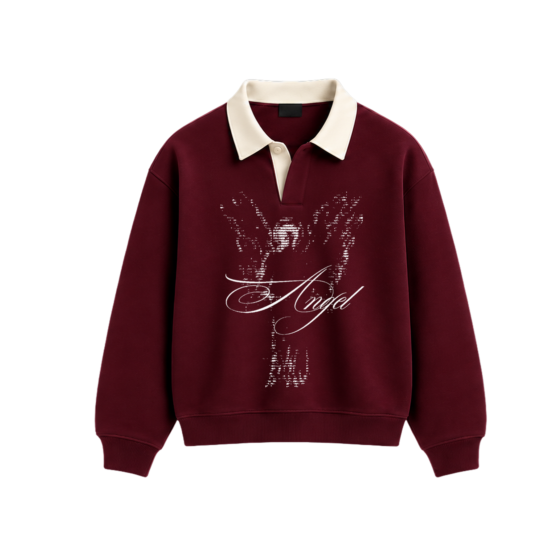 Blacklist Polo Stone Atelier Sweatshirt Maroon