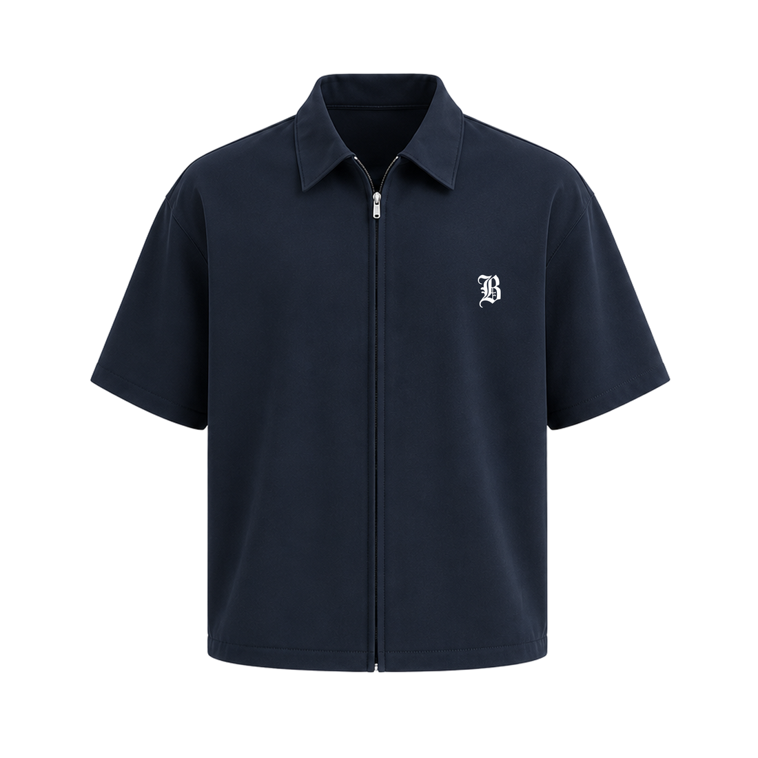 Blacklist Prestige Club Zipper Shirt  Dark Blue
