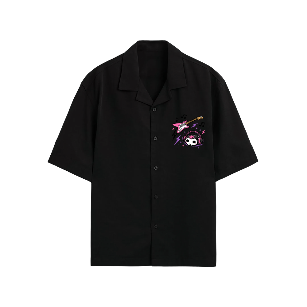 Blacklist Punk Princess Bowling Shirt – Black