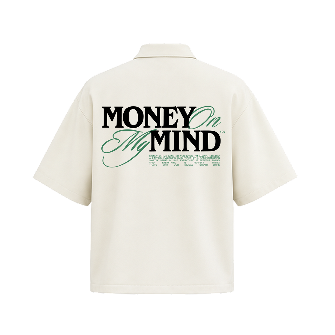 Blacklist Rich Dreams Zipper Shirt off white
