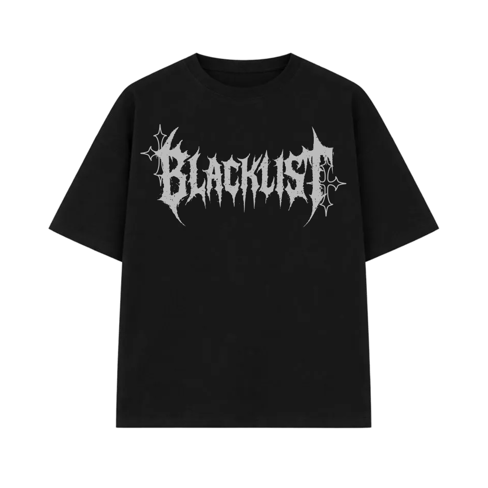 Blacklist Shadow Cross Classic Oversized Black T-shirt