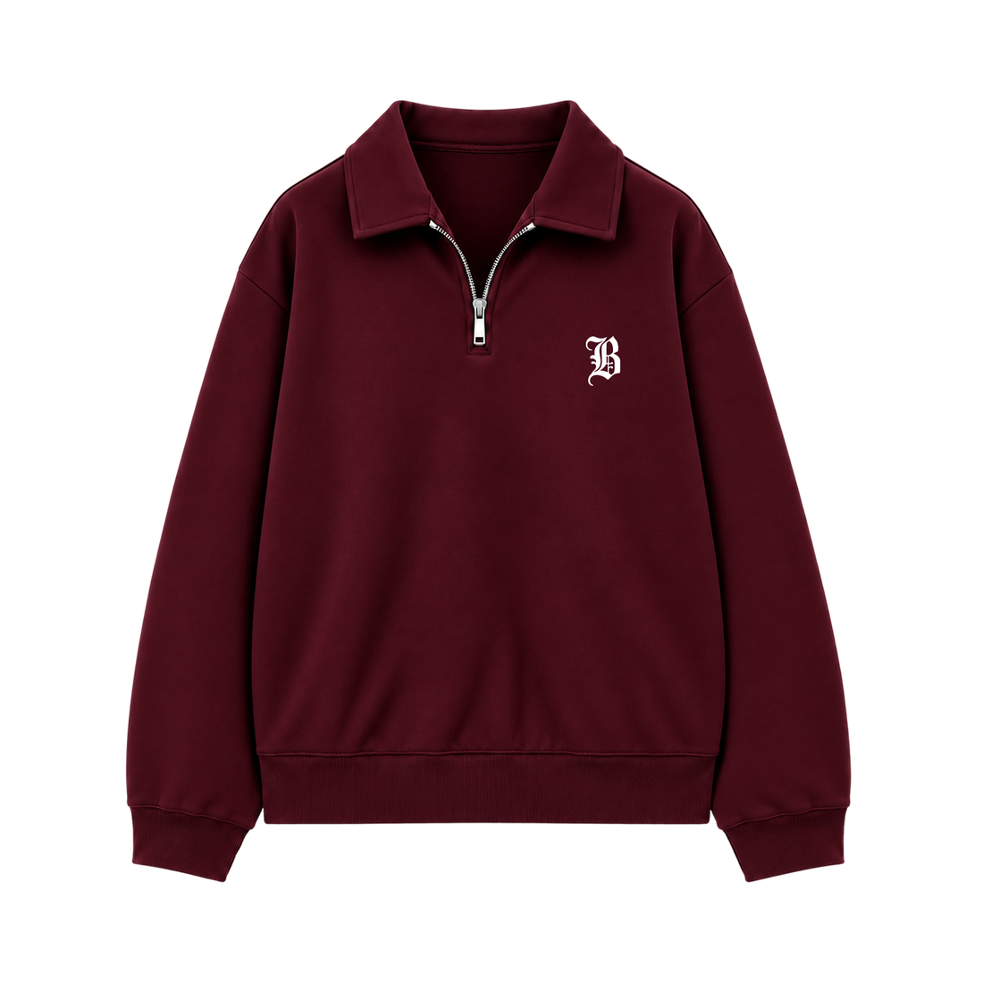 Blacklist Shadow Syndicate Quarter Zip Sweatshirt Wine