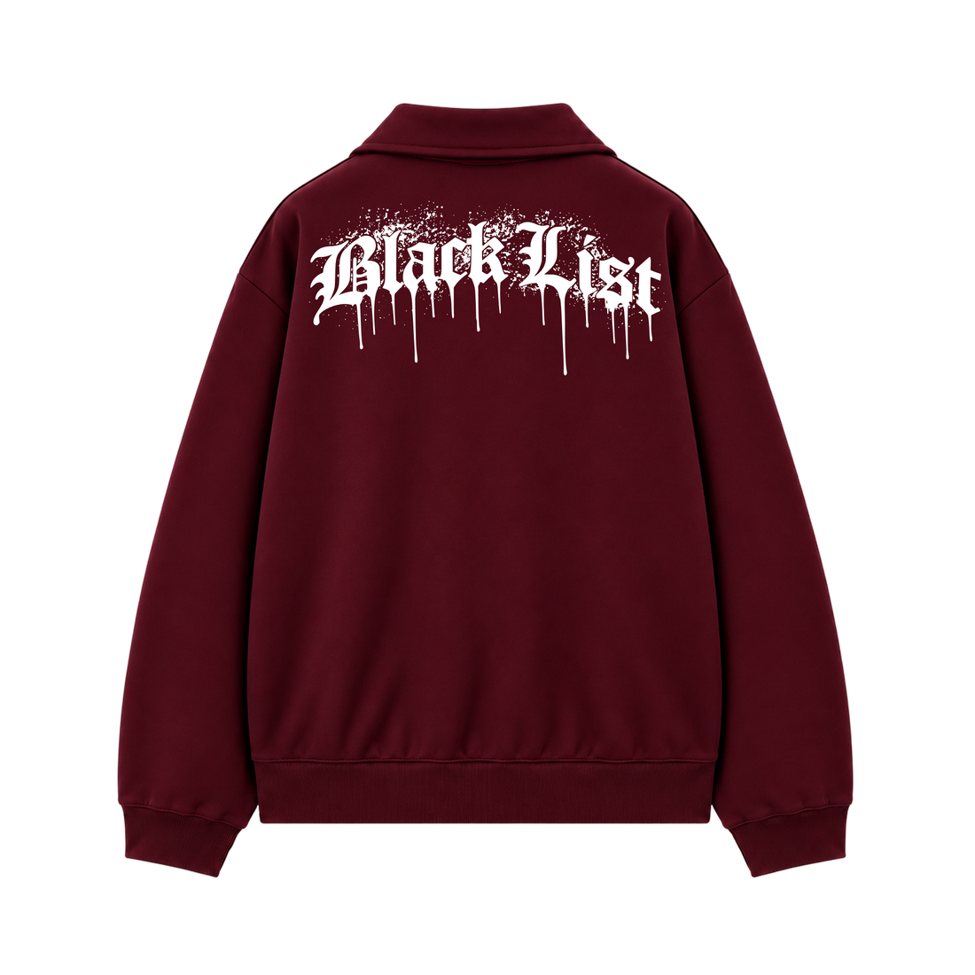 Blacklist Shadow Syndicate Quarter Zip Sweatshirt Wine