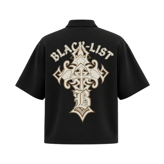 Blacklist Silent Rebel Zipper Shirt Black