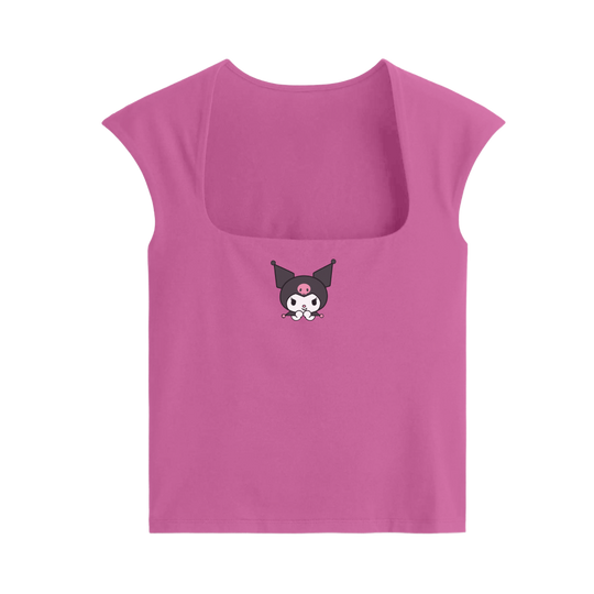 Blacklist Troublemaker Baby Tee Pink