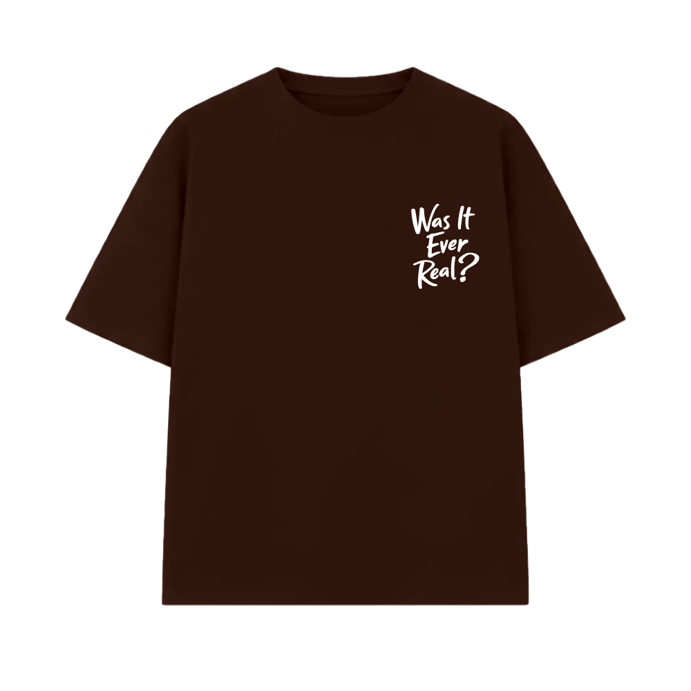 Blacklist Was it Ever Real T-Shirt Brown