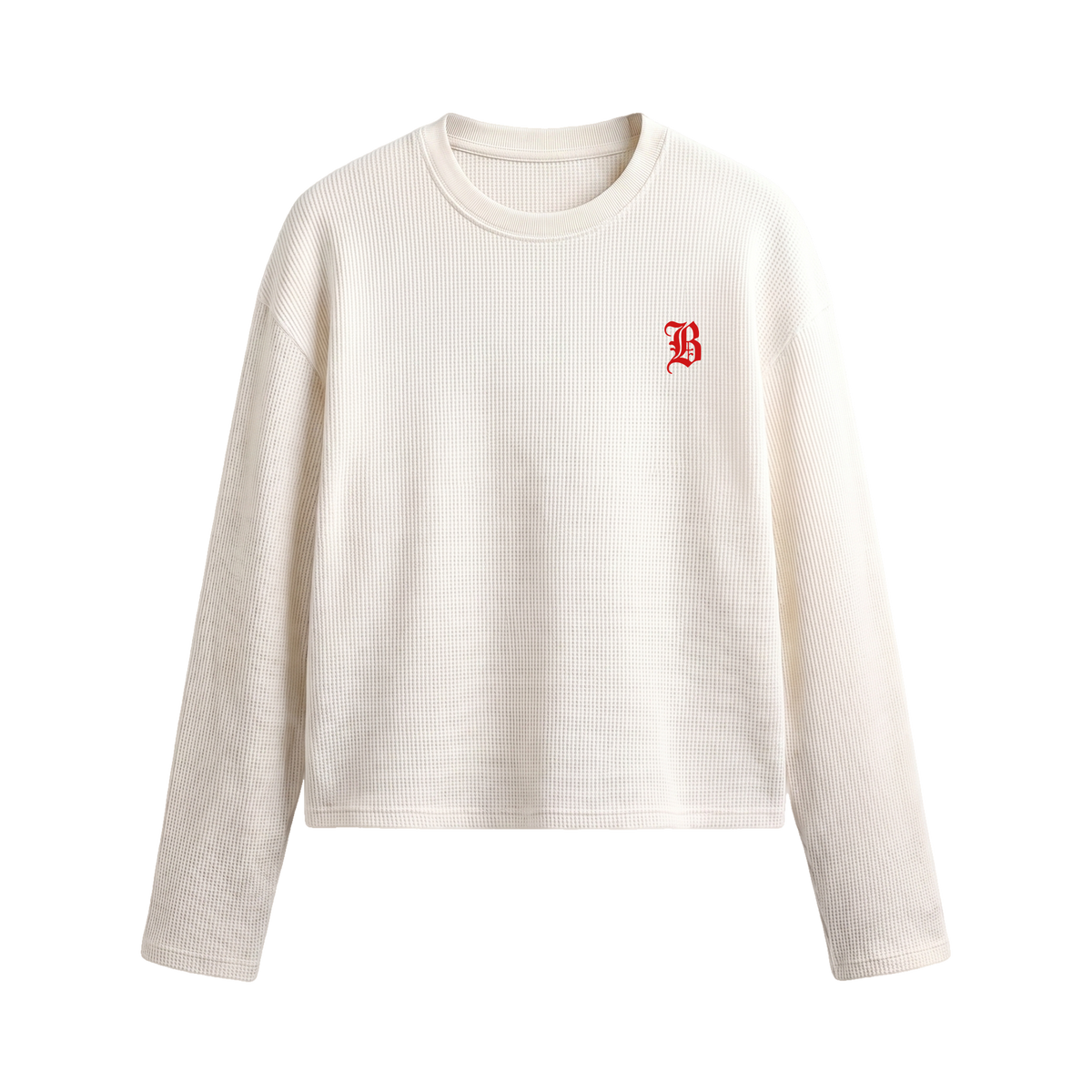 Blacklist Wild Rose Knit Waffle T-shirt Black