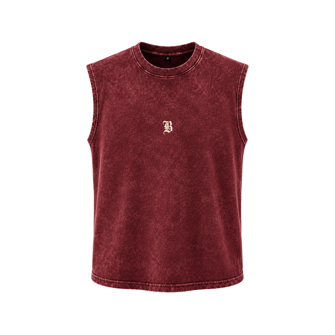 Blacklist Wine Stone Tank Maroon