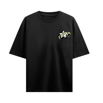 ONE OF ONE I USED TO HAVE GOALS  BLACK OVERSIZED T-SHIRT