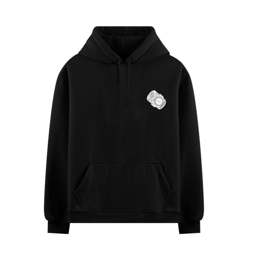 CENTRAL CEE TOUR BLACK OVERSIZED HOODIE
