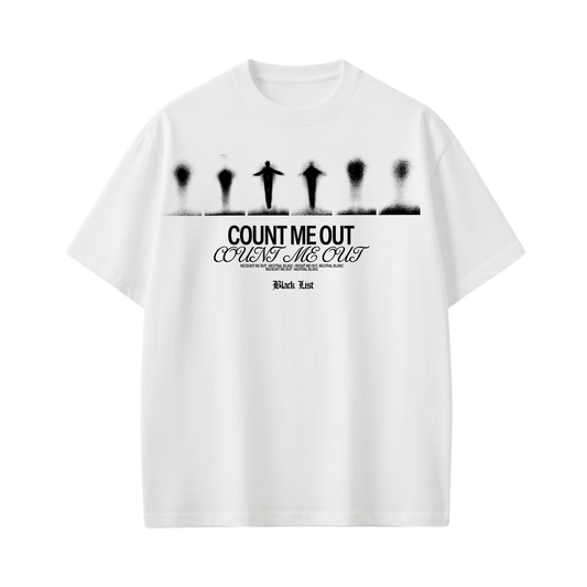 COUNT BLACKLIST WHITE T-SHIRT