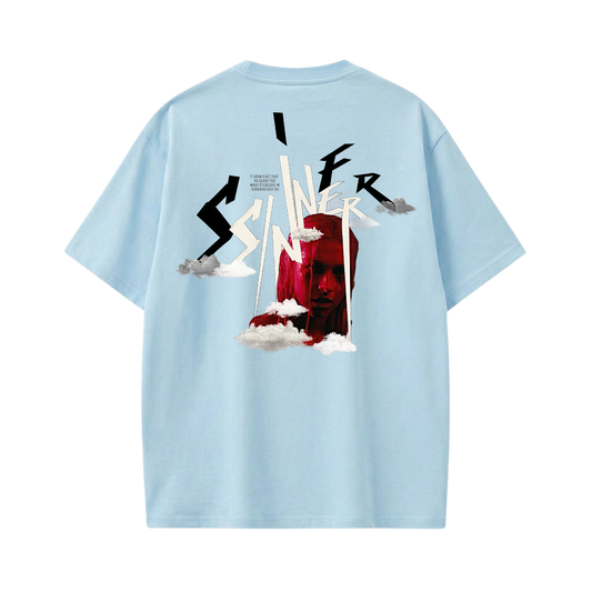 SINNER BLACKLIST ICE BLUE T-SHIRT