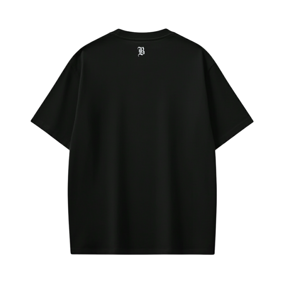 CURLY HAIR GUY BLACKLIST BLACK T-SHIRT