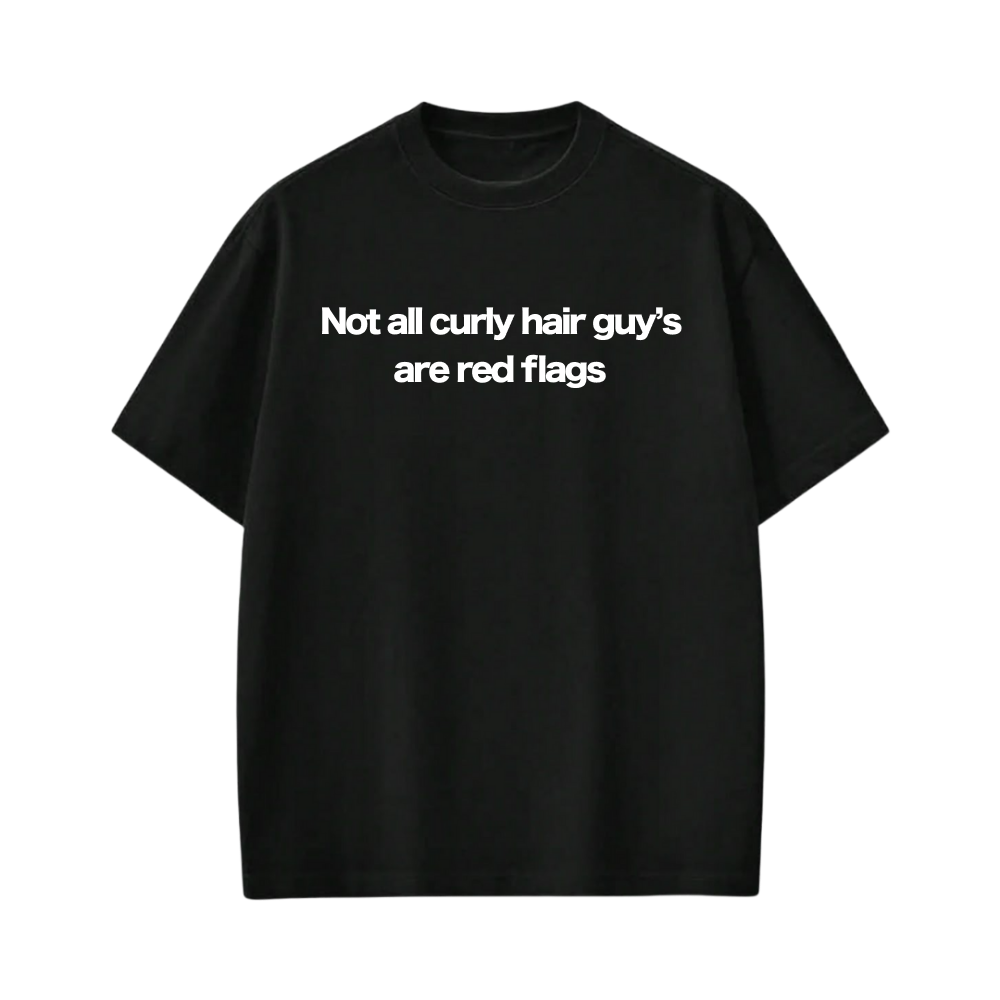 CURLY HAIR GUY BLACKLIST BLACK T-SHIRT