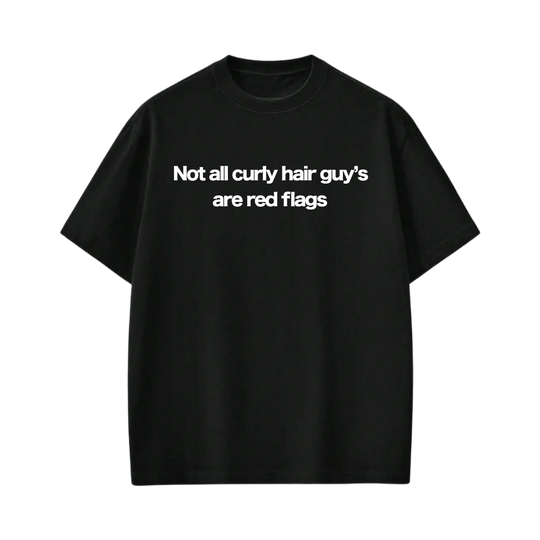 Curly Hair Guy Blacklist Black T-Shirt