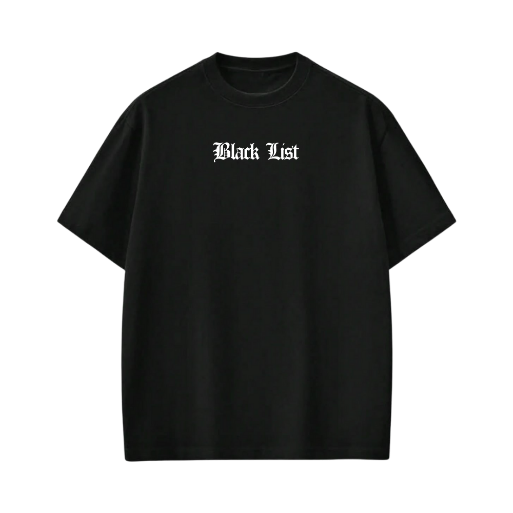 DOLLAR BLACKLIST BLACK T-SHIRT