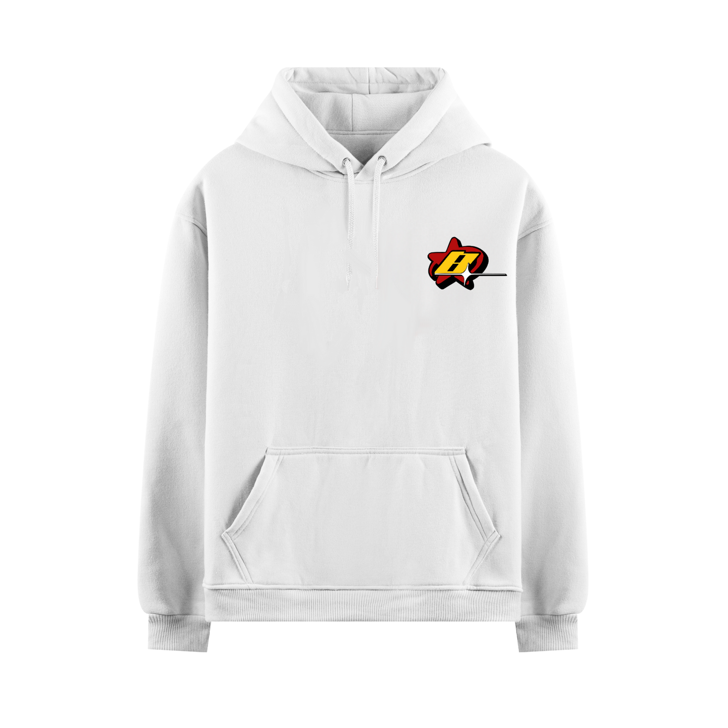 MAKE LOVE MAKE ART MAKE OUT MAKE MONEY WHITE OVERSIZED HOODIE