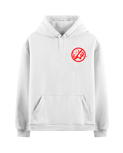 DON'T INVITE ME TO THE AFTER'S WHITE OVERSIZED HOODIE