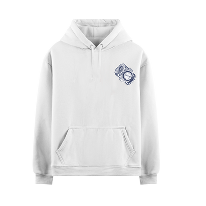 ONE OF ONE I USED TO HAVE GOALS WHITE OVERSIZED HOODIE