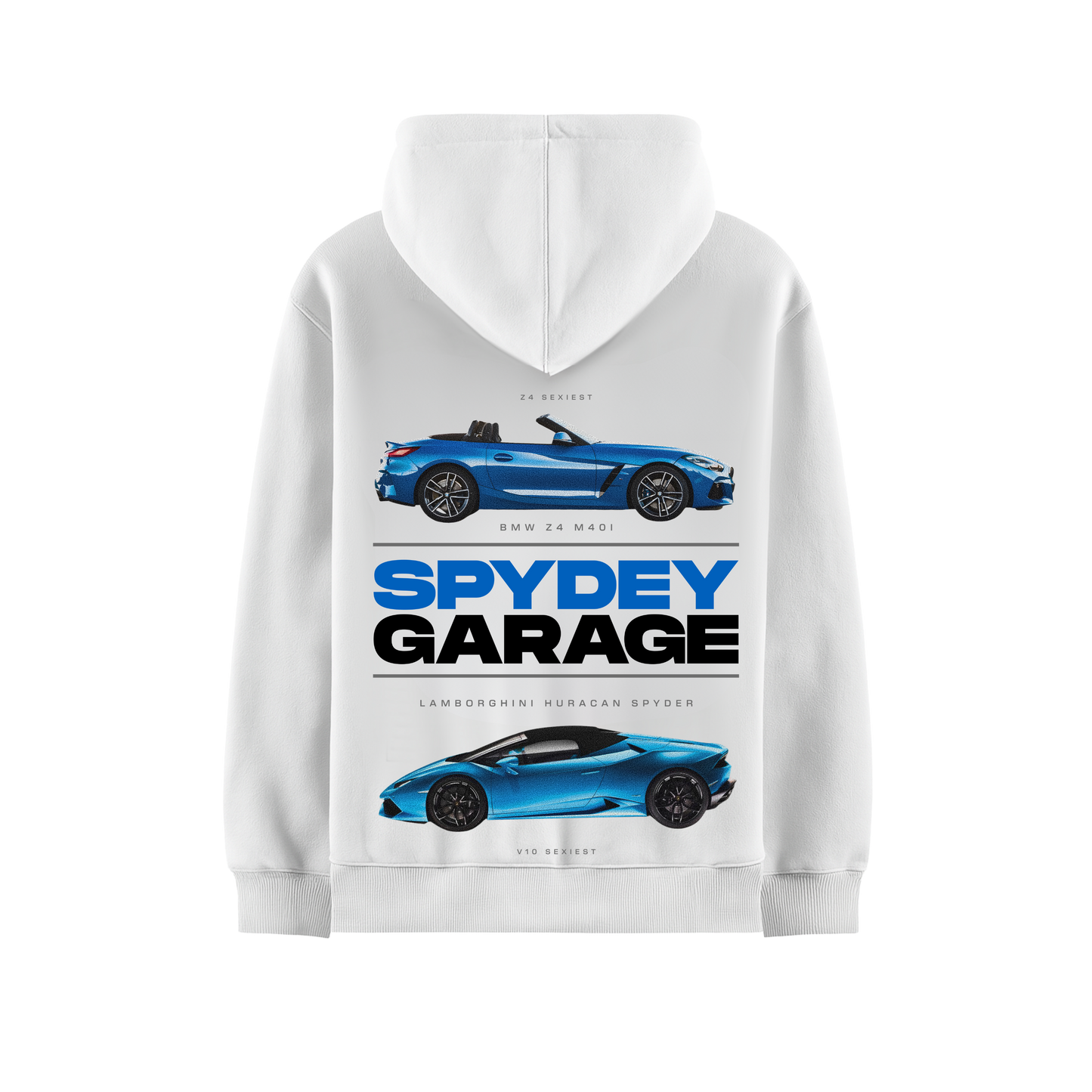 CARS SO SEX WHITE OVERSIZED HOODIE (LIMITED EDITION)