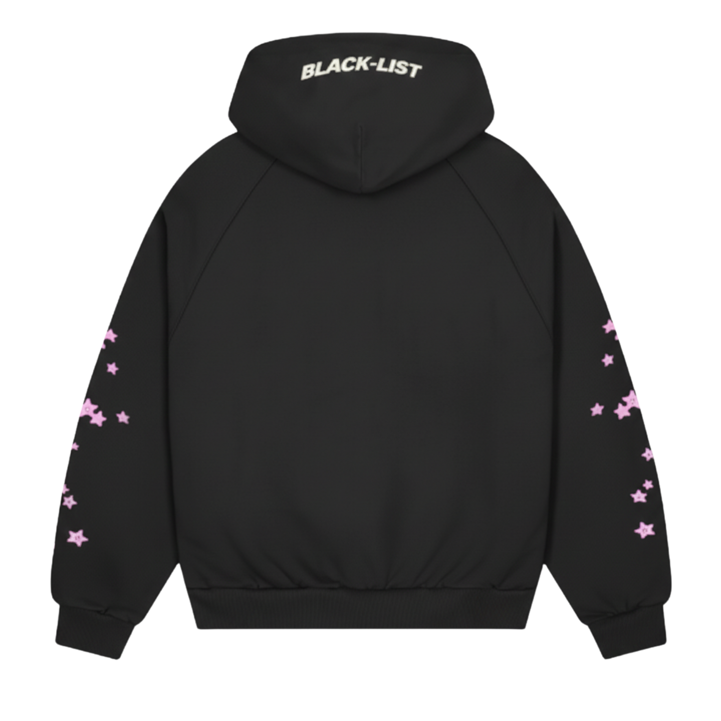 ALL THE STARS BLACK OVERSIZED HOODIE