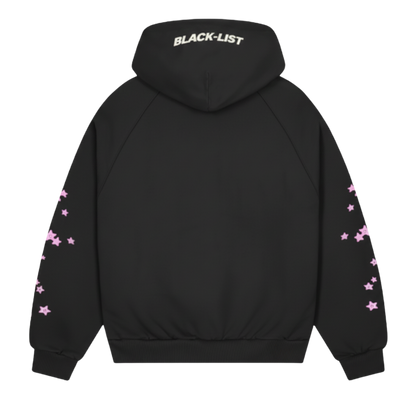 ALL THE STARS BLACK OVERSIZED HOODIE
