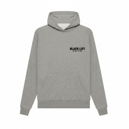 BLACKLIST ESSENTIAL OATMEAL OVERSIZED HOODIE 1.0