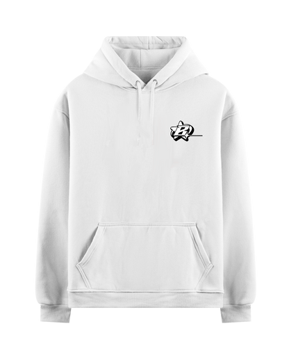 EVERYTHING I LOVE IS EXPENSIVE OR LATINA WHITE OVERSIZED HOODIE