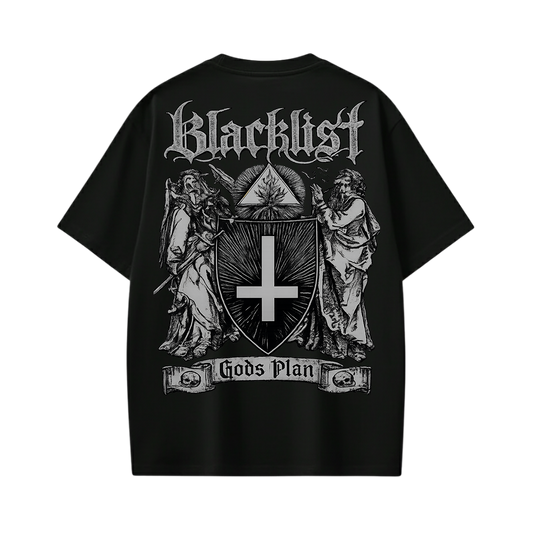 FAITH BLACKLIST BLACK T-SHIRT
