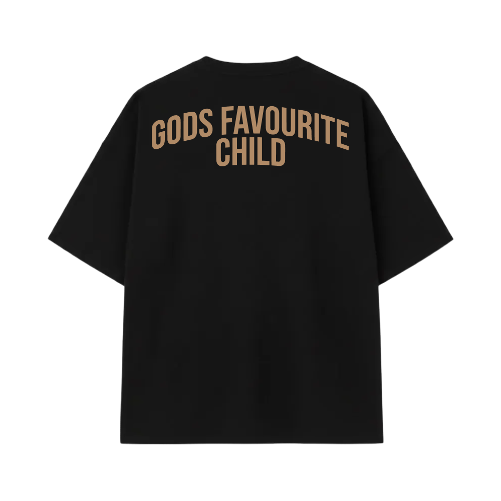 God's favourite Child T-shirt Black